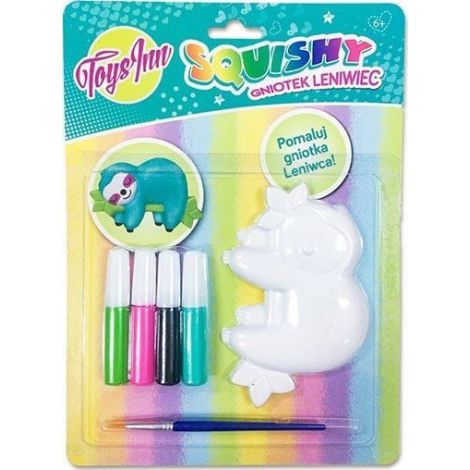 Zestaw kreatywny Stnux Squishy do pomalowania Leniwiec